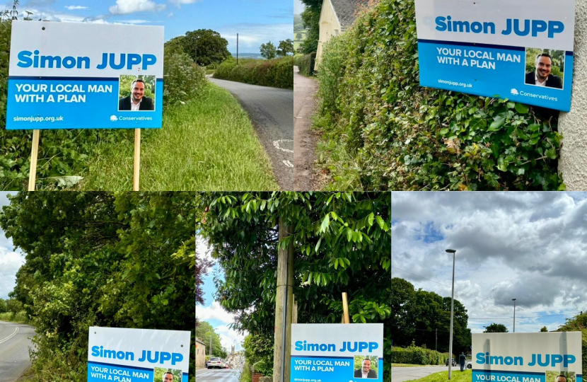 Simon advertising boards 